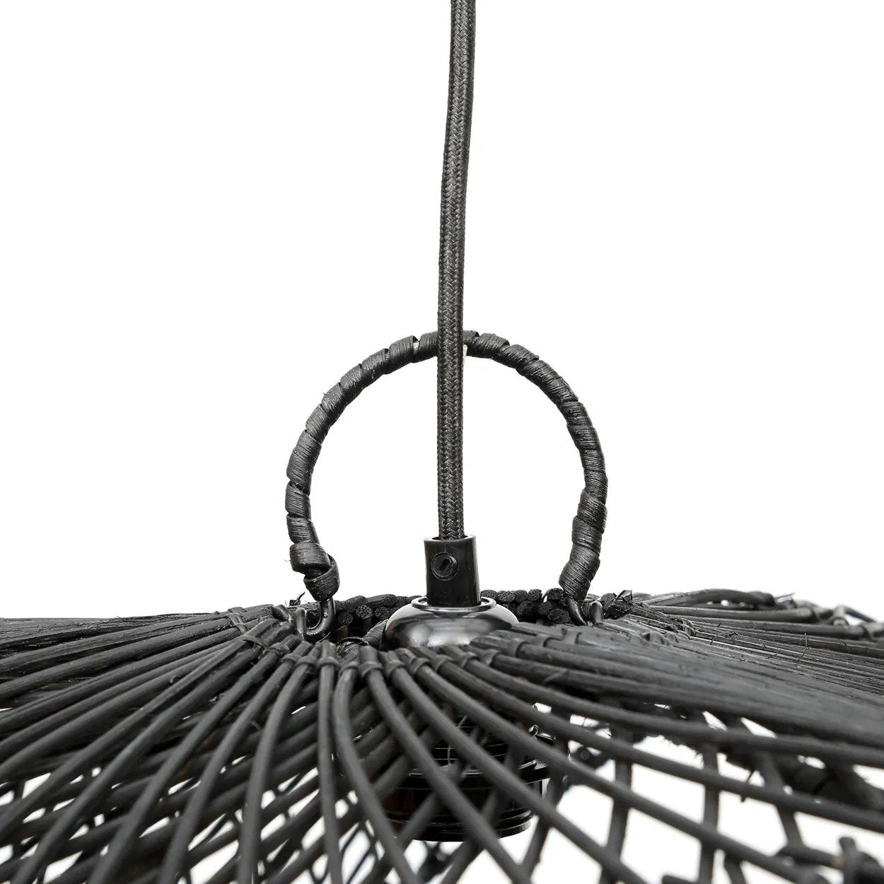 Hatten Lampe Vedhæng - Sort - L