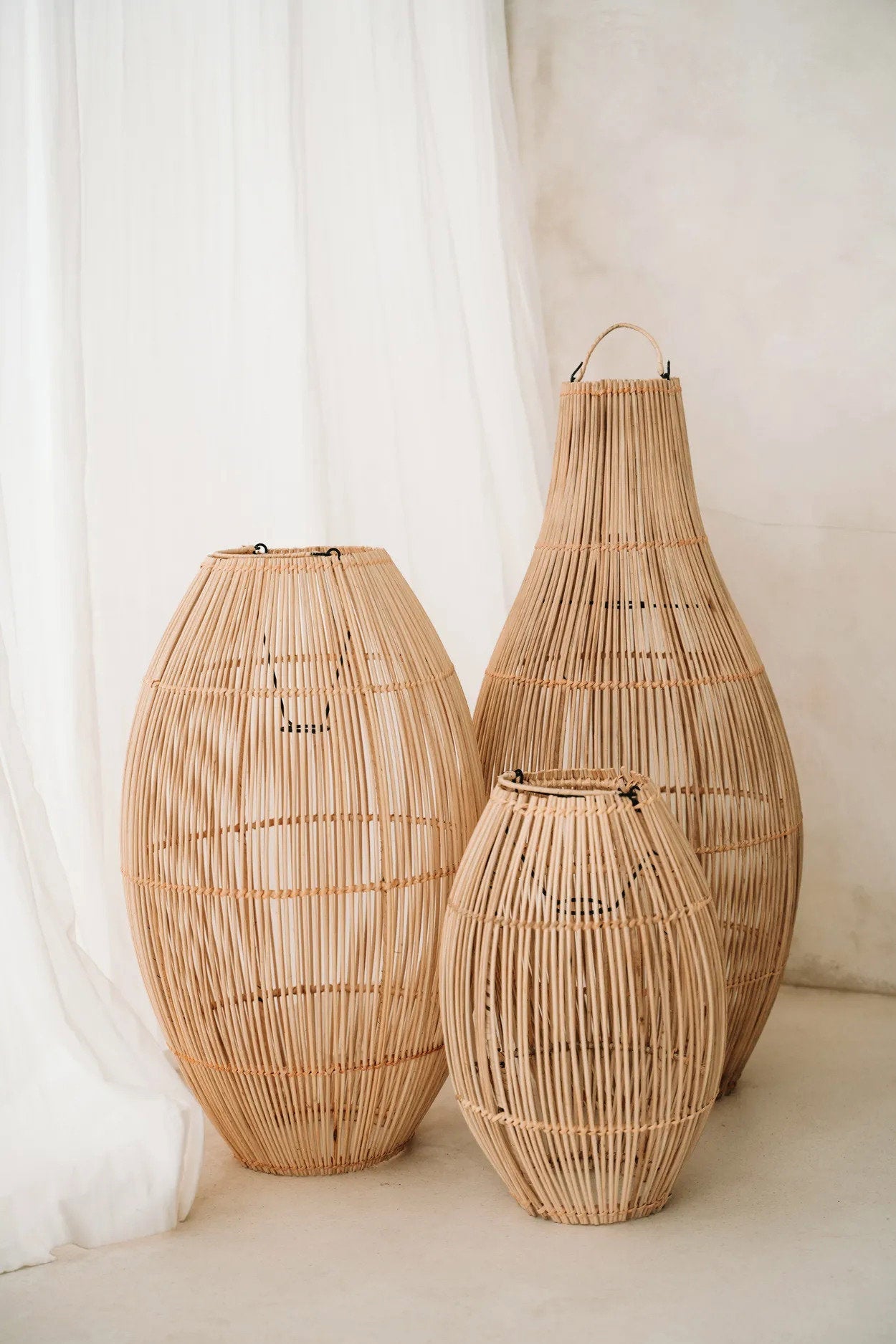Zuri Lampe Vedhæng - Naturlig - L
