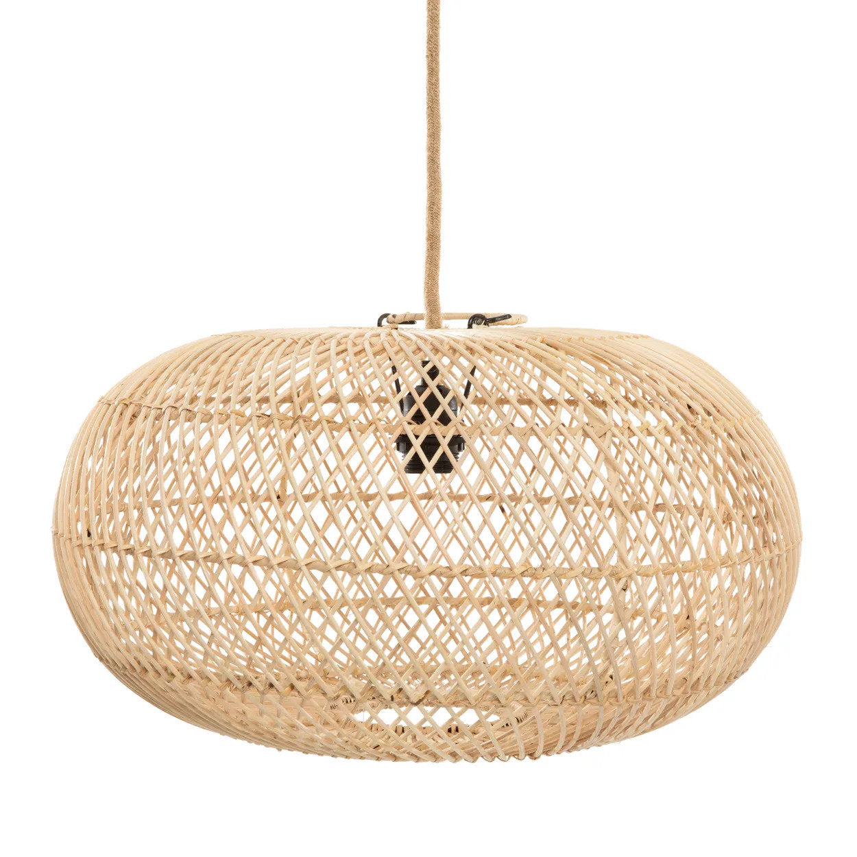 Helt Lampe Vedhæng - Naturlig - M