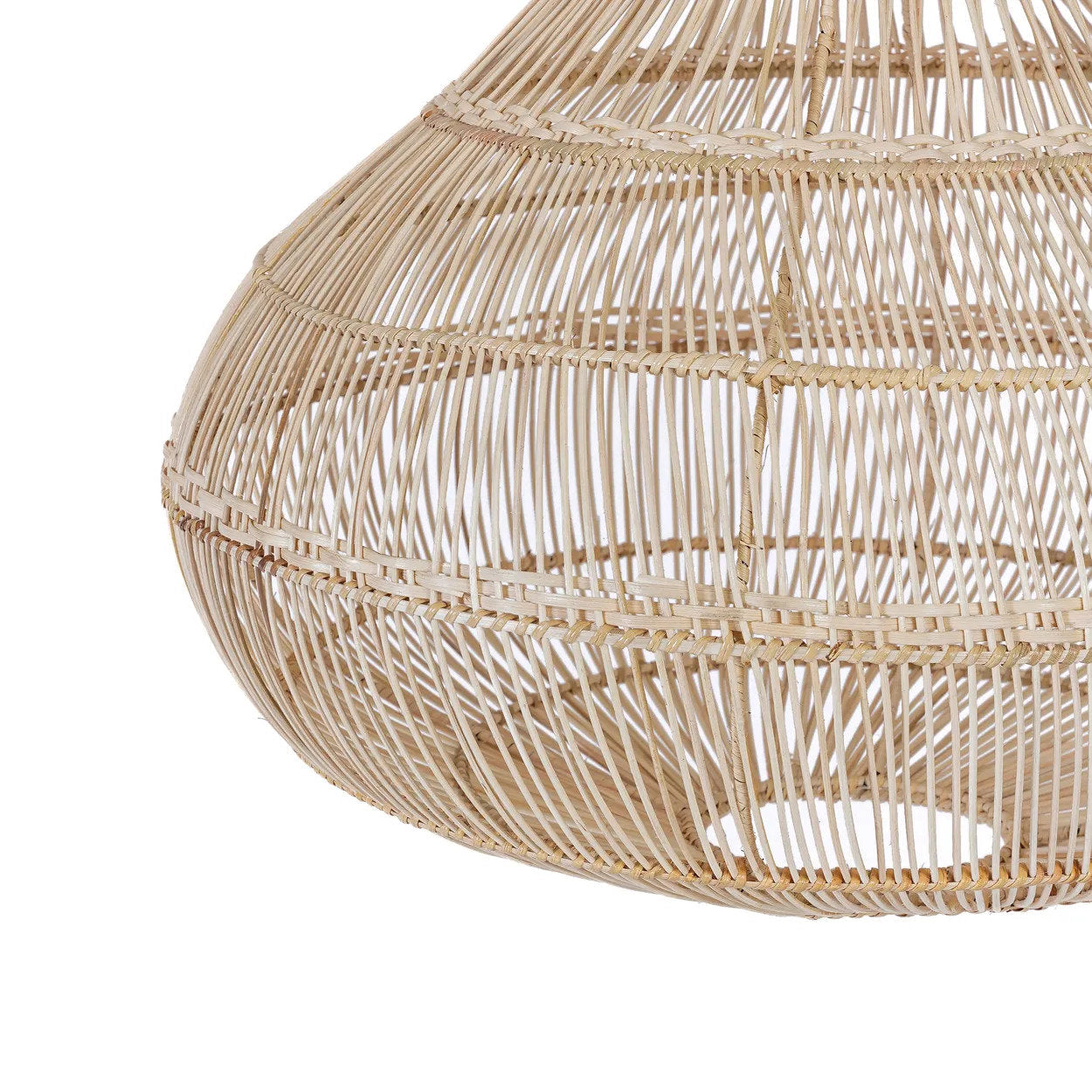 Dråbe Lampe Vedhæng - Naturlig - M