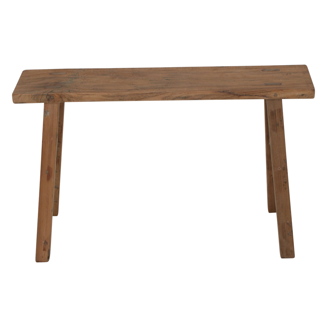 Java carpenter sidebord/bænk - Genbrugt teaktræ - 80x17x50 cm