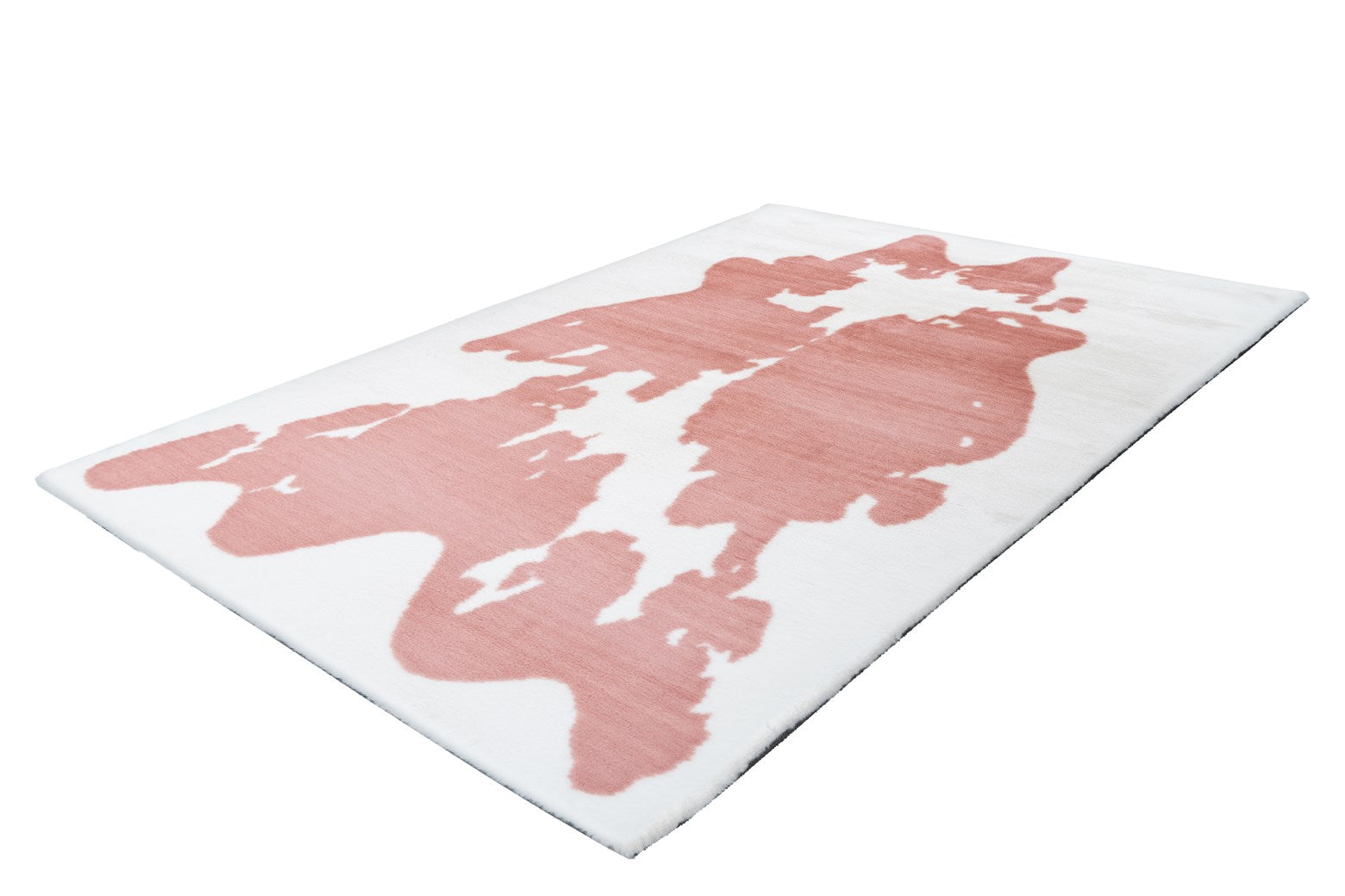 Tæppe Kanin Mønster 500 - Rosa / Hvid 160cm x 230cm - Nordic Unique