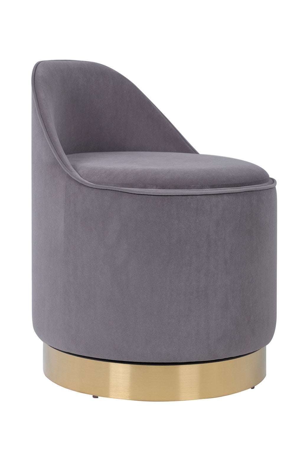 Dreje­puf Viktor 100 – Grå - Nordic Unique