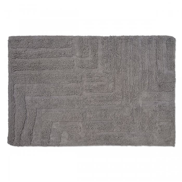 Badeværelsesmåtte 60x90cm - Titanium - Nordic Unique