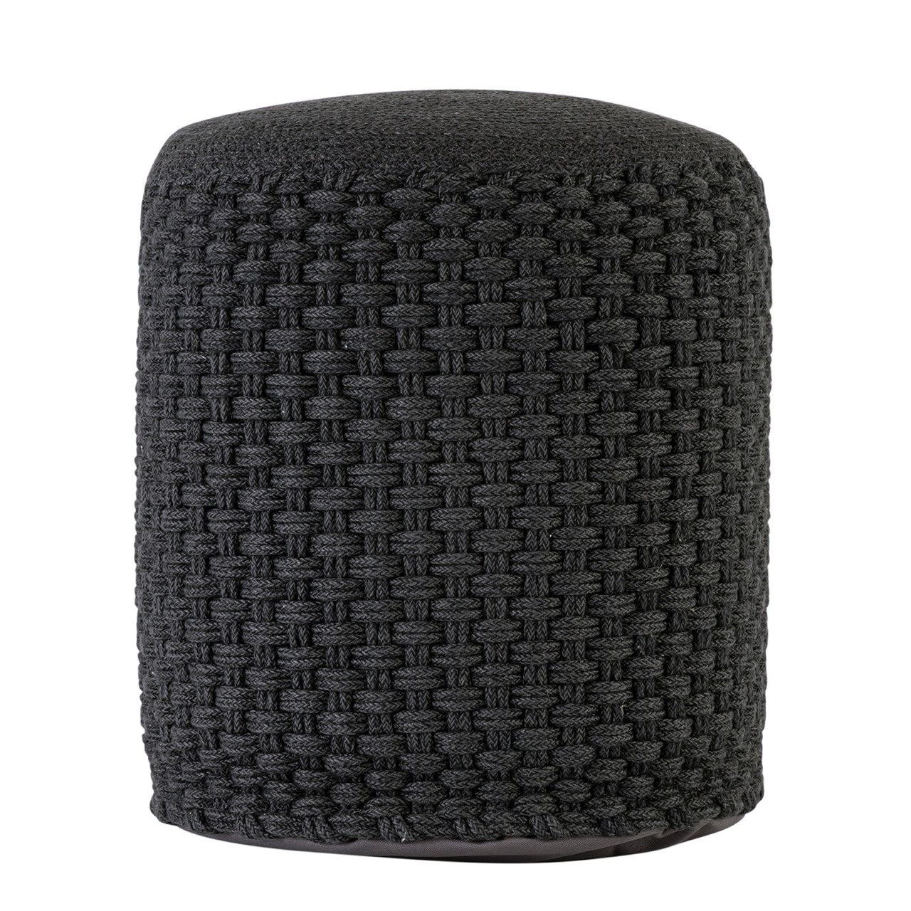 Merino Pouf – Udendørs/Indendørs Ø40 x H45 cm – Antracit / Grå - Nordic Unique