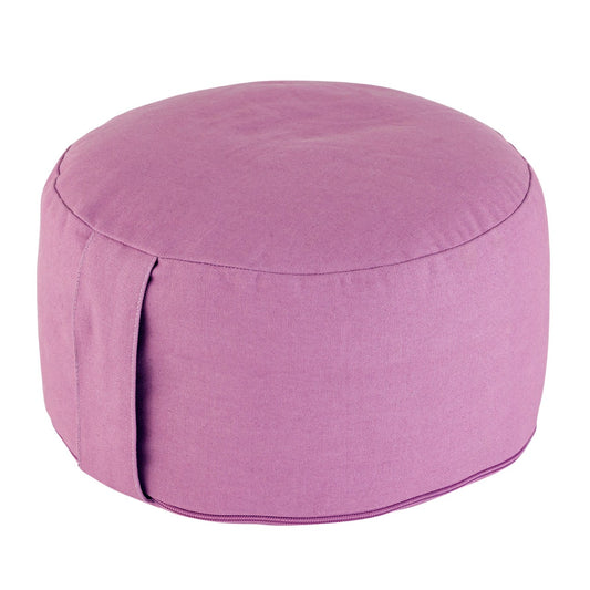 Yogapude & Meditationspude Rund - H20 x Ø31 cm - Lyserød - Nordic Unique