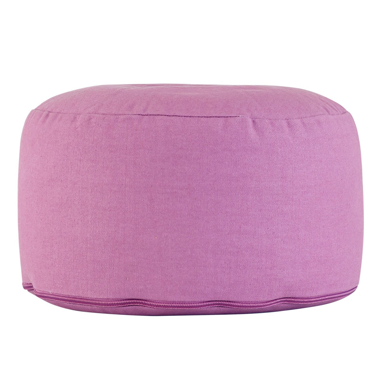 Yogapude & Meditationspude Rund - H20 x Ø31 cm - Lyserød - Nordic Unique