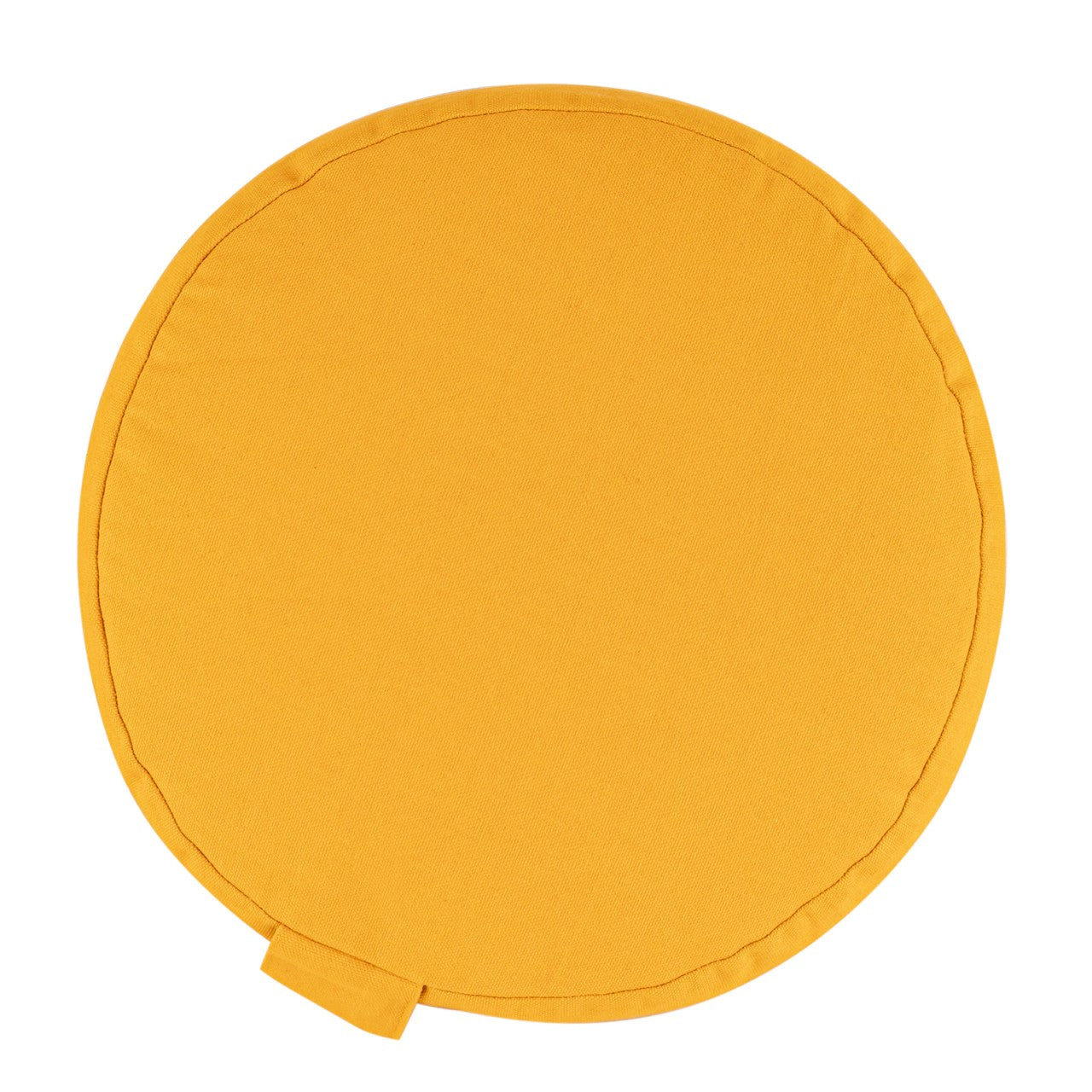 Yogapude & Meditationspude Rund - H20 x Ø31 cm - Gul - Nordic Unique