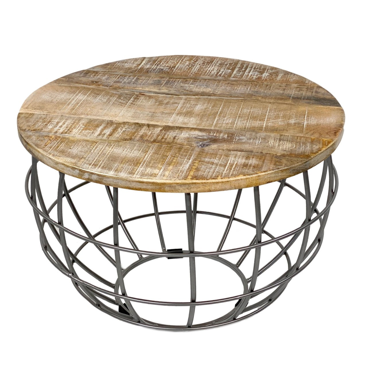 Lexington rundt sofabord – bæredygtigt sofabord i massivt træ - Lys Ø75cm