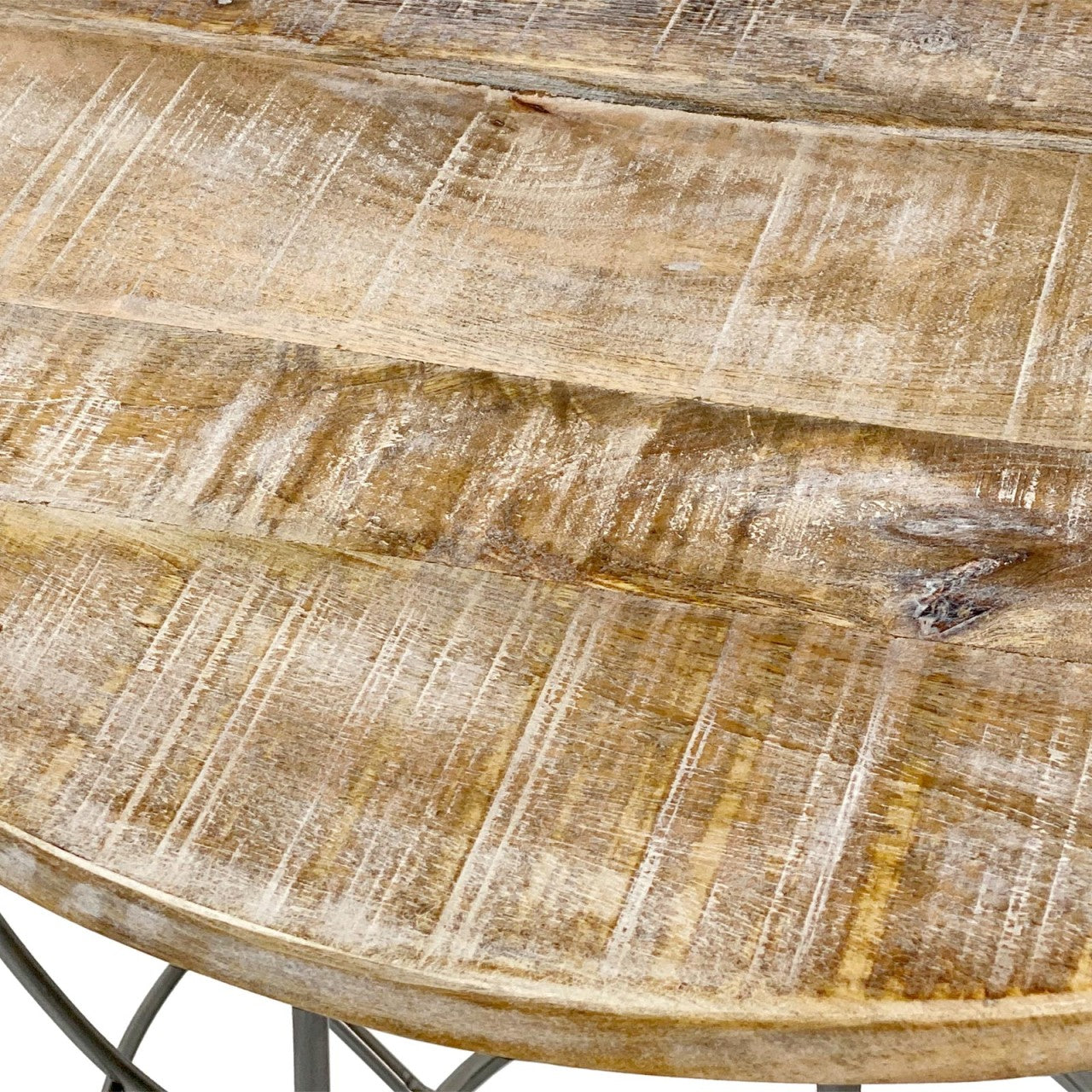 Lexington rundt sofabord – bæredygtigt sofabord i massivt træ - Lys Ø75cm