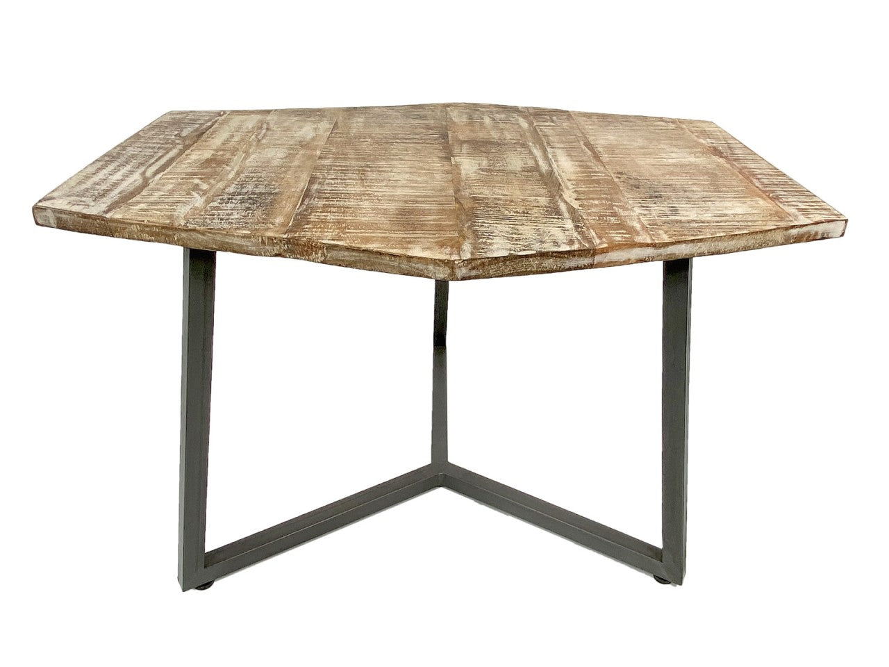 Paris sofabordssæt – 2 stk. sofaborde i industrielt design - Lys