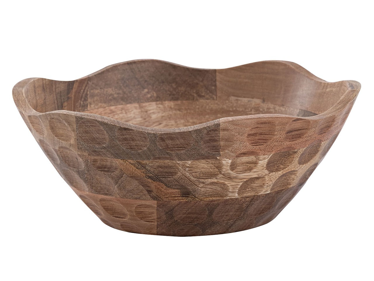 Dekorationsskål Origin – Rund Træskål i Massivt Mangotræ - Nordic Unique