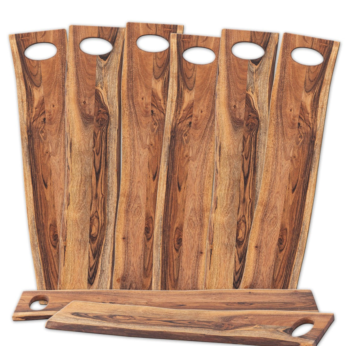 Serveringsbræt & Dekorationsbakke Thor – Håndlavet i Massivt Akacietræ - Nordic Unique