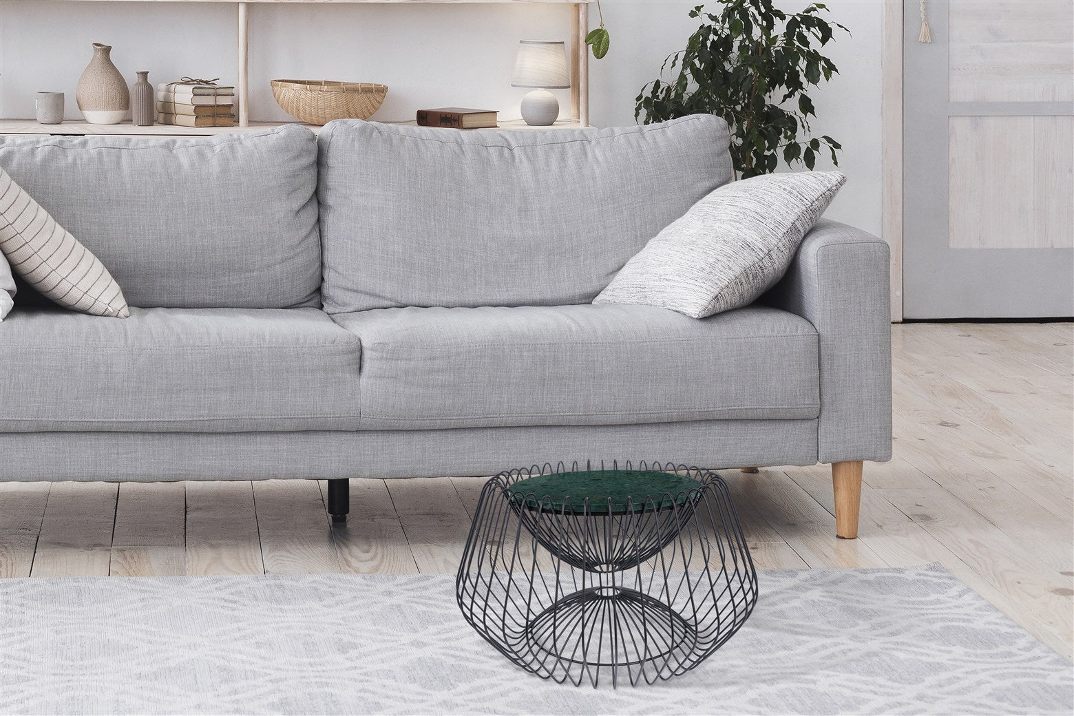 Bord Malibu 300 – Grøn / Sort - Nordic Unique