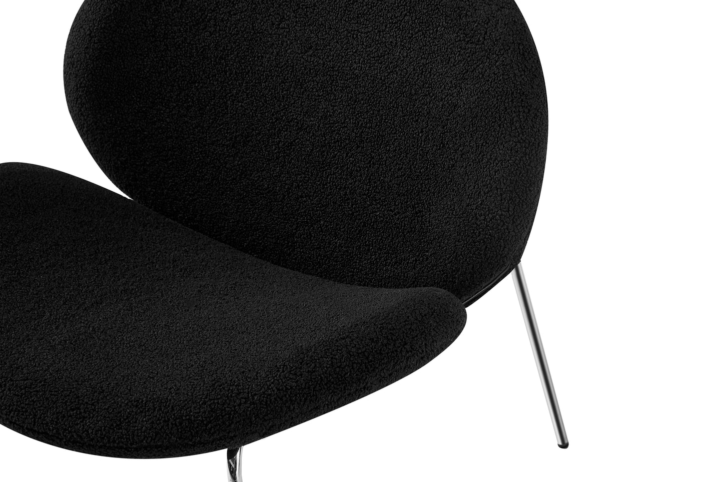 Stol Jaden 100 – 2-pak, Sort / Sølv - Nordic Unique