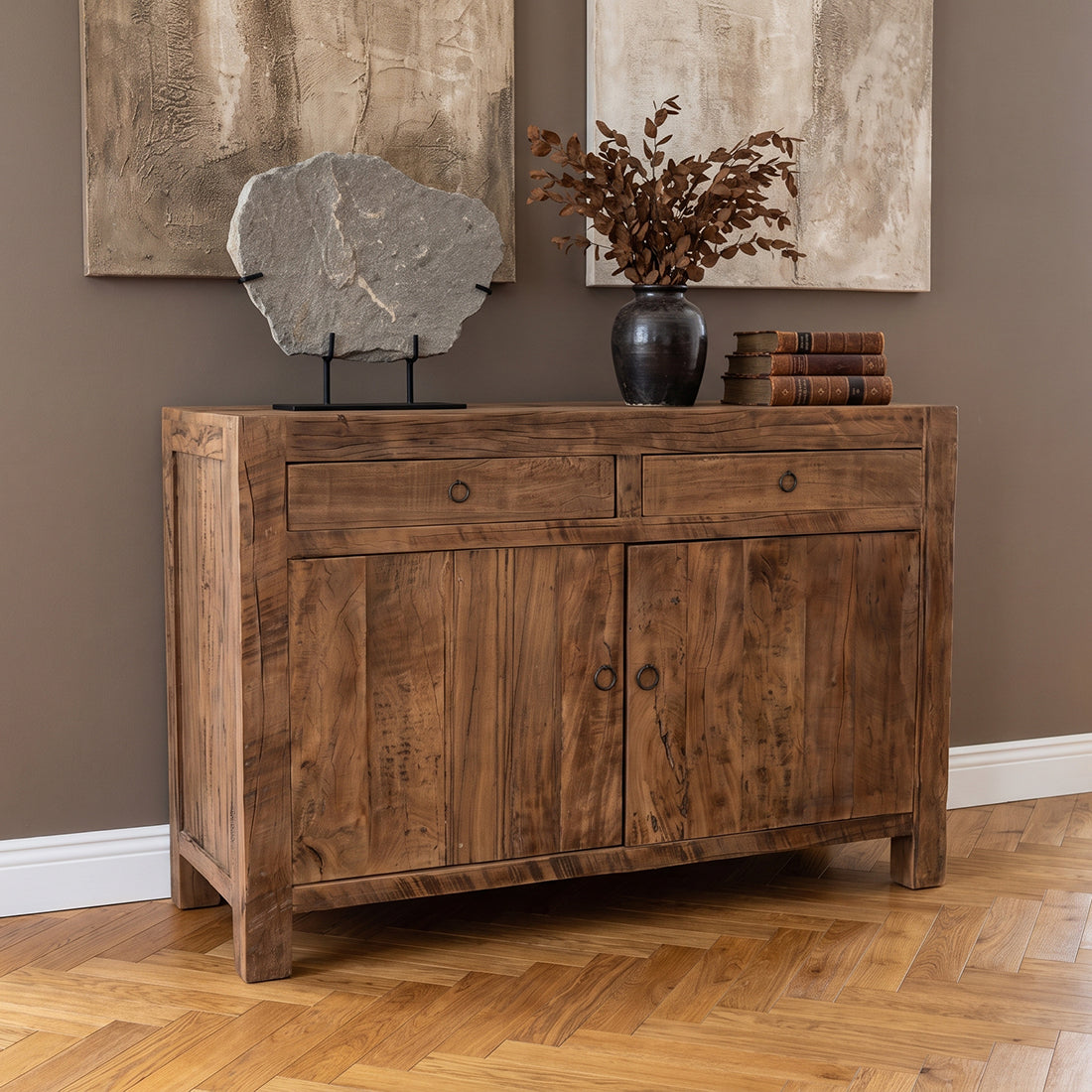 Farmwood træskænk - 120x45x85 cm