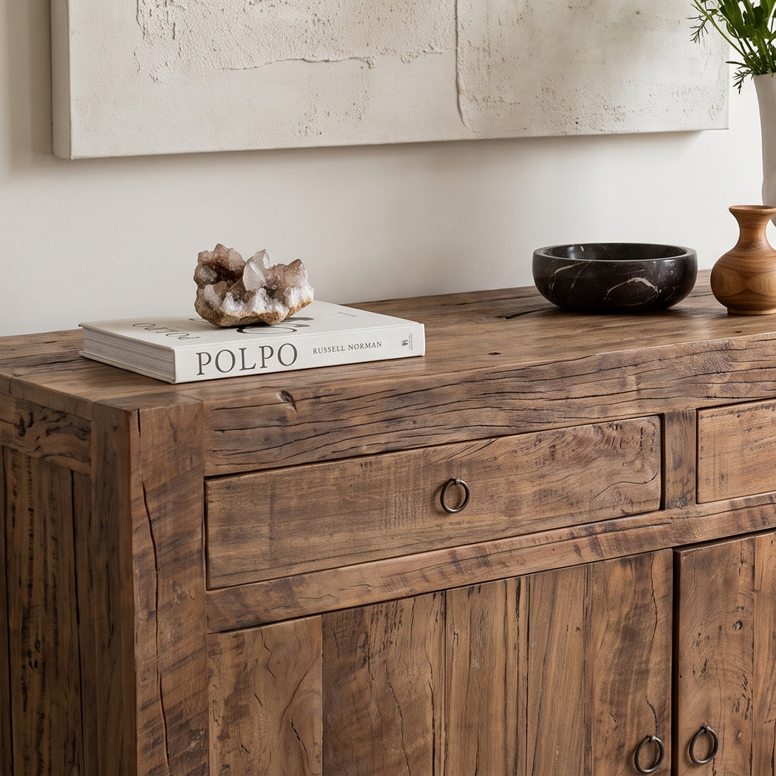 Farmwood træskænk - 120x45x85 cm