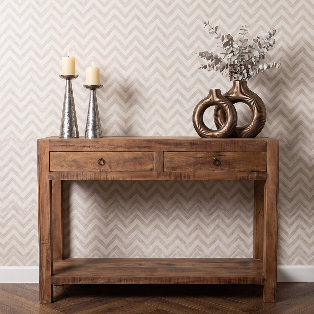 Farmwood træ-sidebord - 120 x 38 x 85 cm