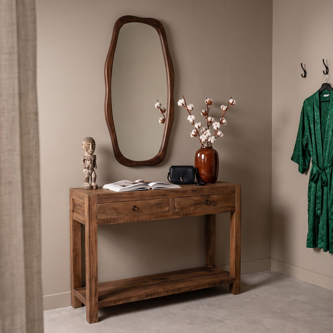 Farmwood træ-sidebord - 120 x 38 x 85 cm