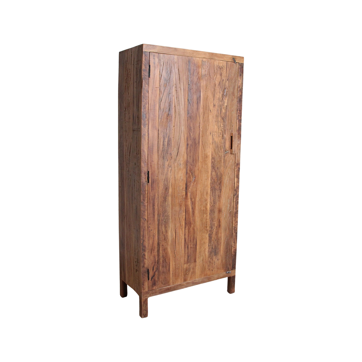 Farmwood 1-dørs skab - FSC-genanvendt træ - 80x40x180 cm