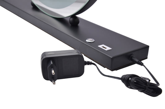 LED Makeup Spejl Glamory 100 – Sort - Nordic Unique