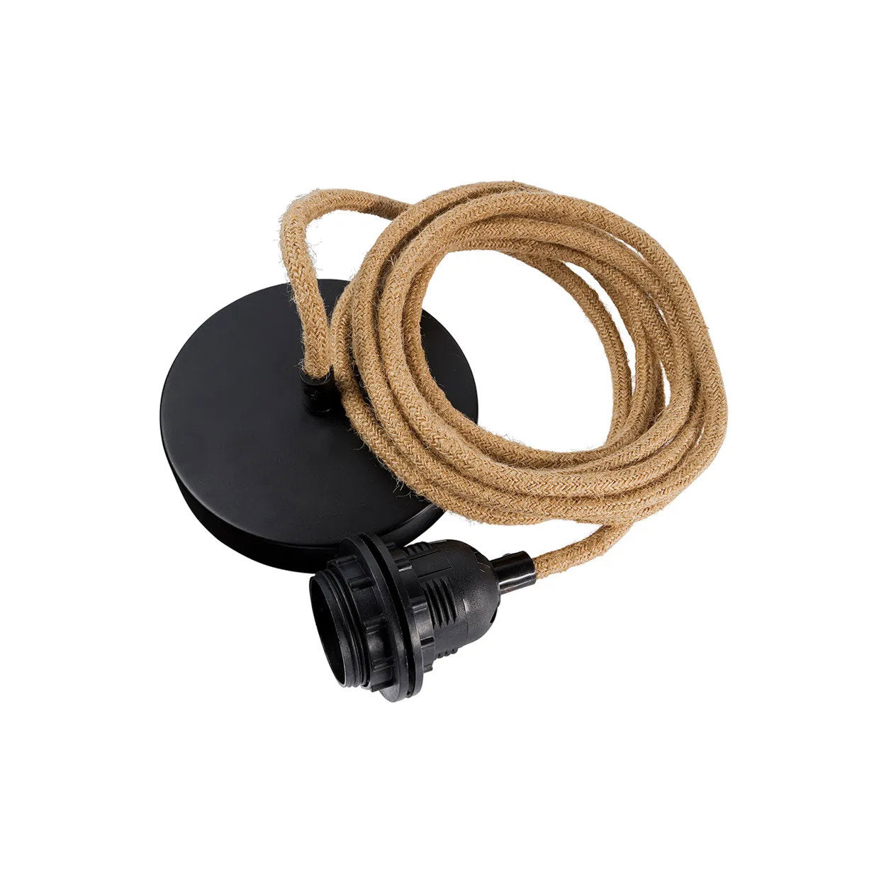 Socket for mounting lamps in the ceiling - Natural black 250cm