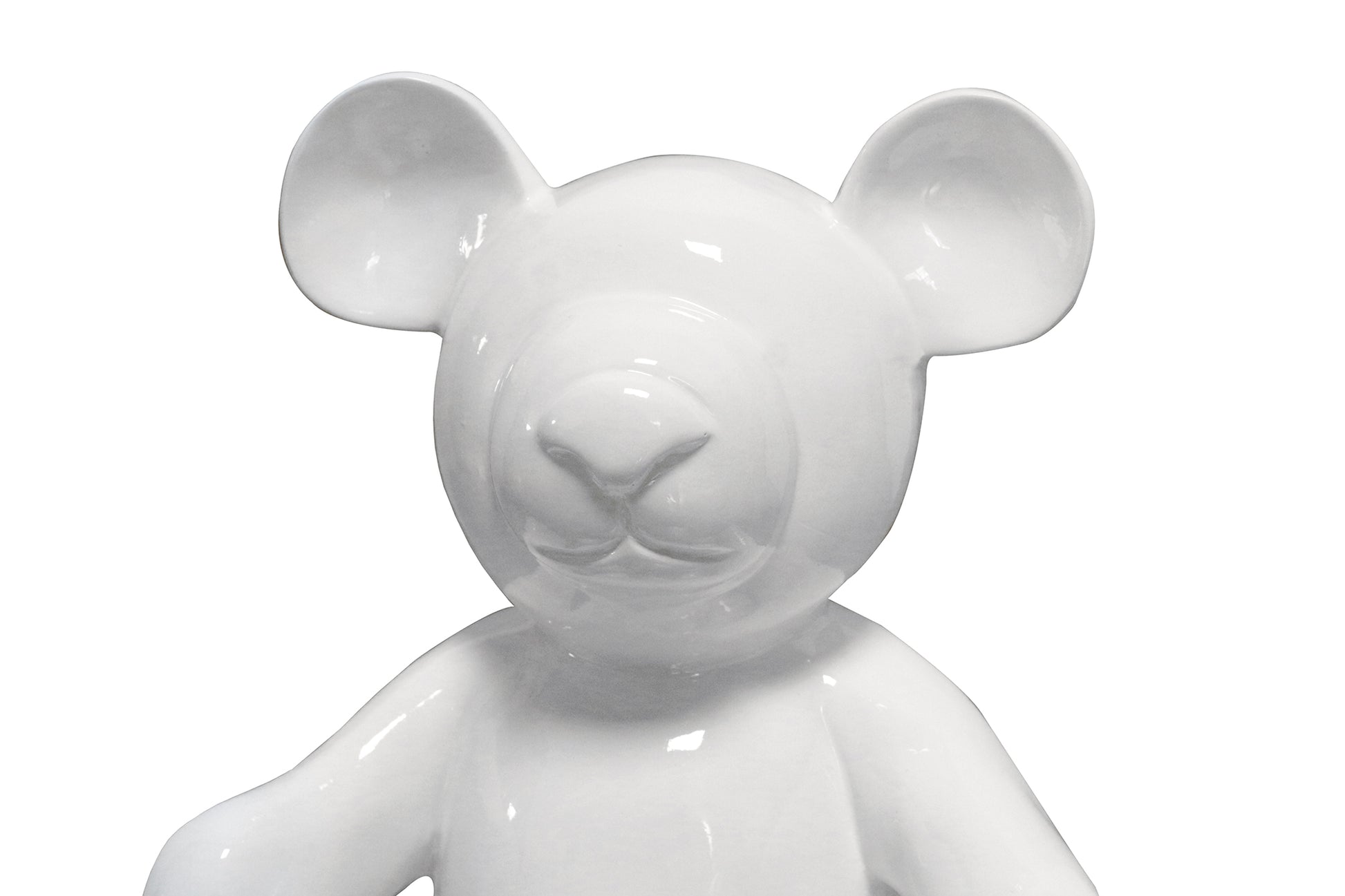 Skulptur Teddy Bear – Hvid - Nordic Unique