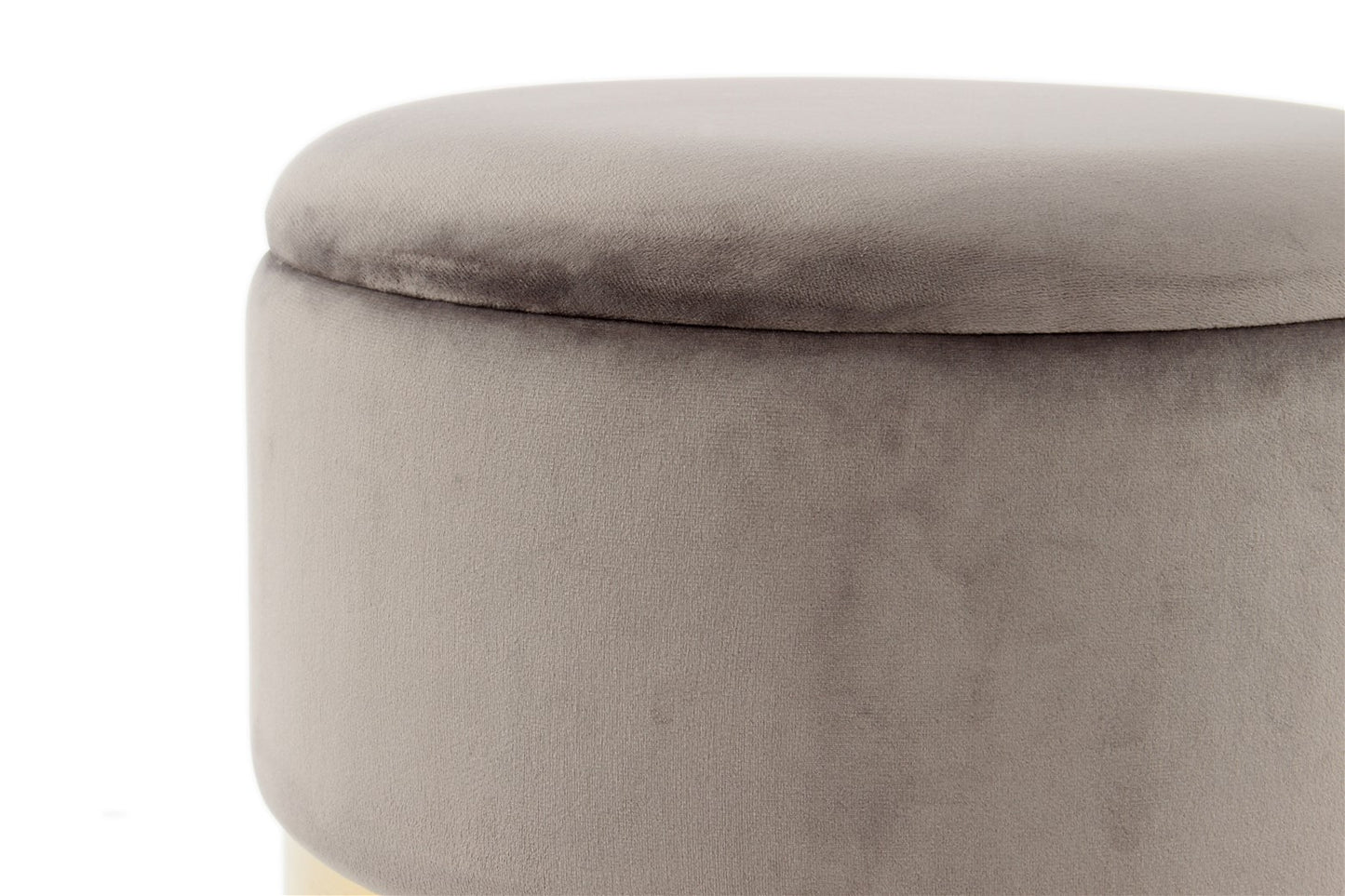 Puf Zora 100 – Sæt Af 2 – Grå / Guld / Sort - Nordic Unique