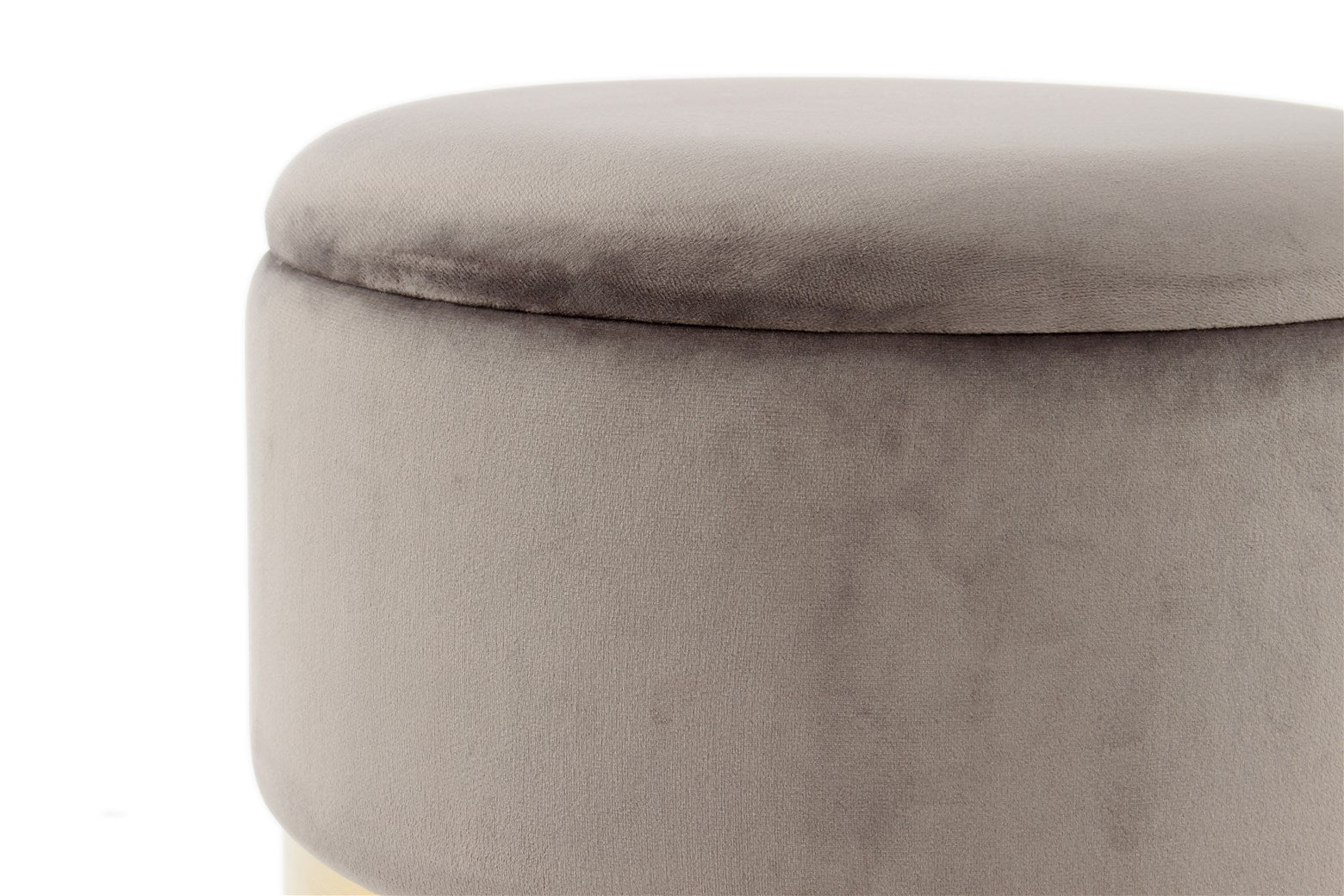 Puf Zora 100 – Sæt Af 2 – Grå / Guld / Sort - Nordic Unique