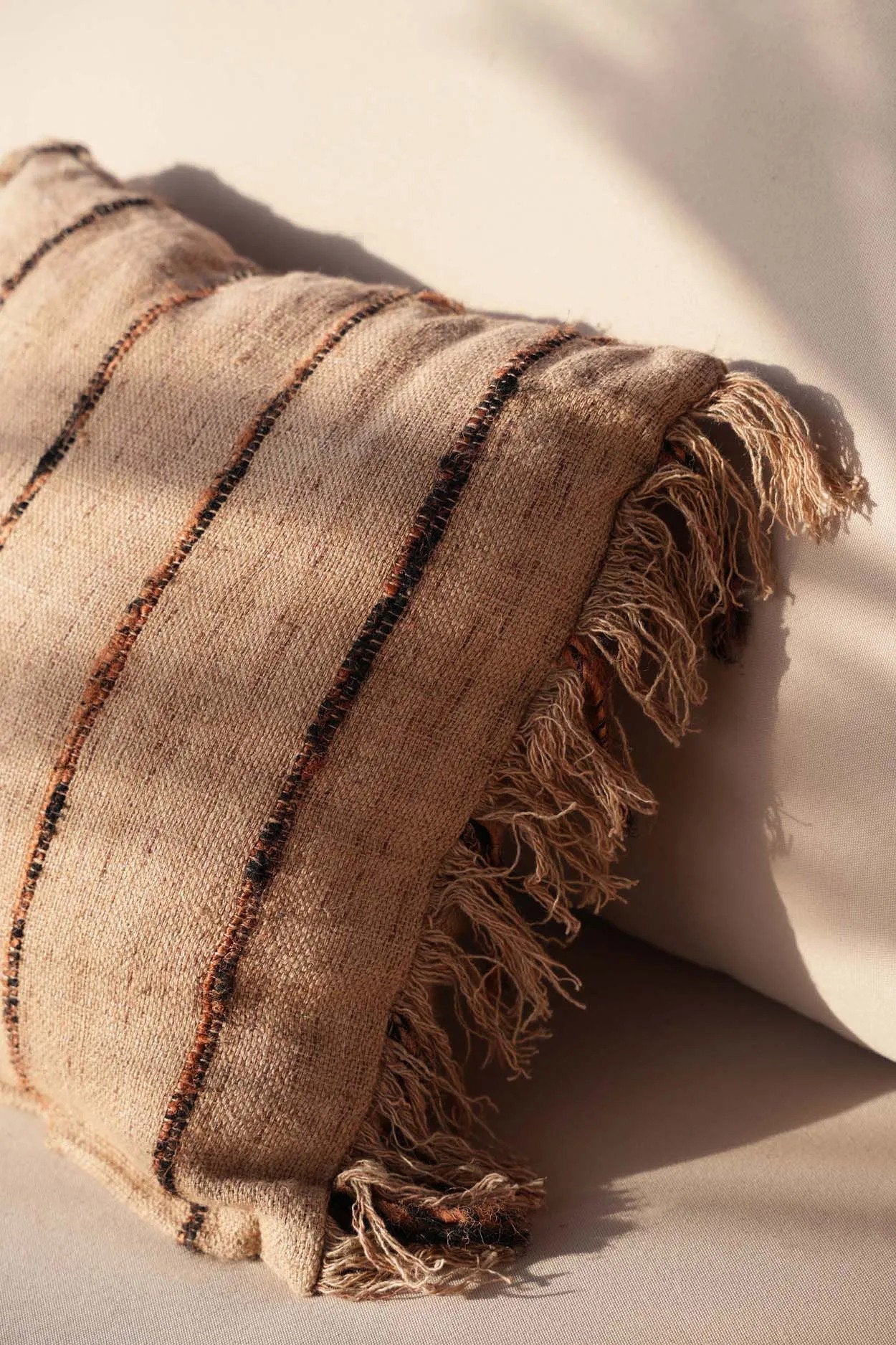 Oh My Gee Cushion Cover - Beige Black - 40x40cm