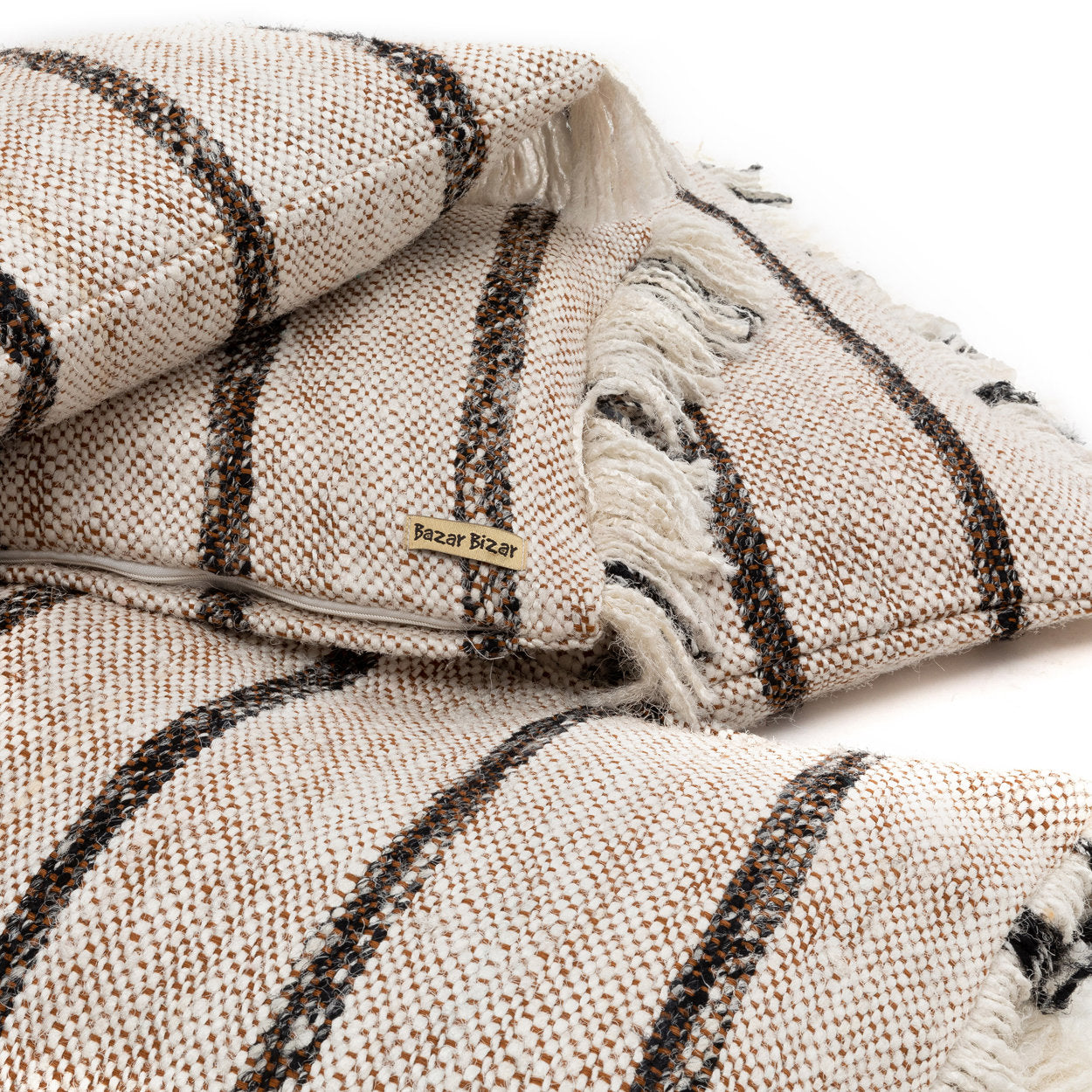 Oh My Gee Cushion Cover - Bohemian White - 35x100cm