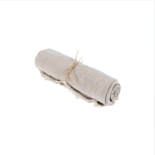 Hørdug - Beige - 150x150cm