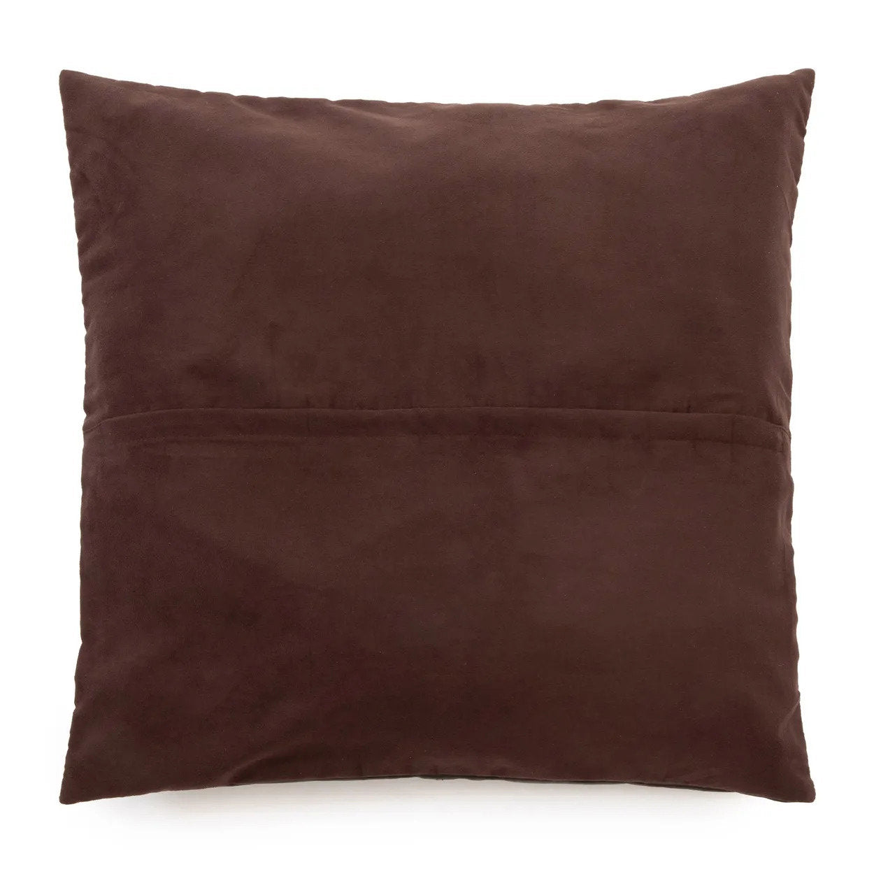 Kuben læderpudebetræk - Choco - 60x60cm