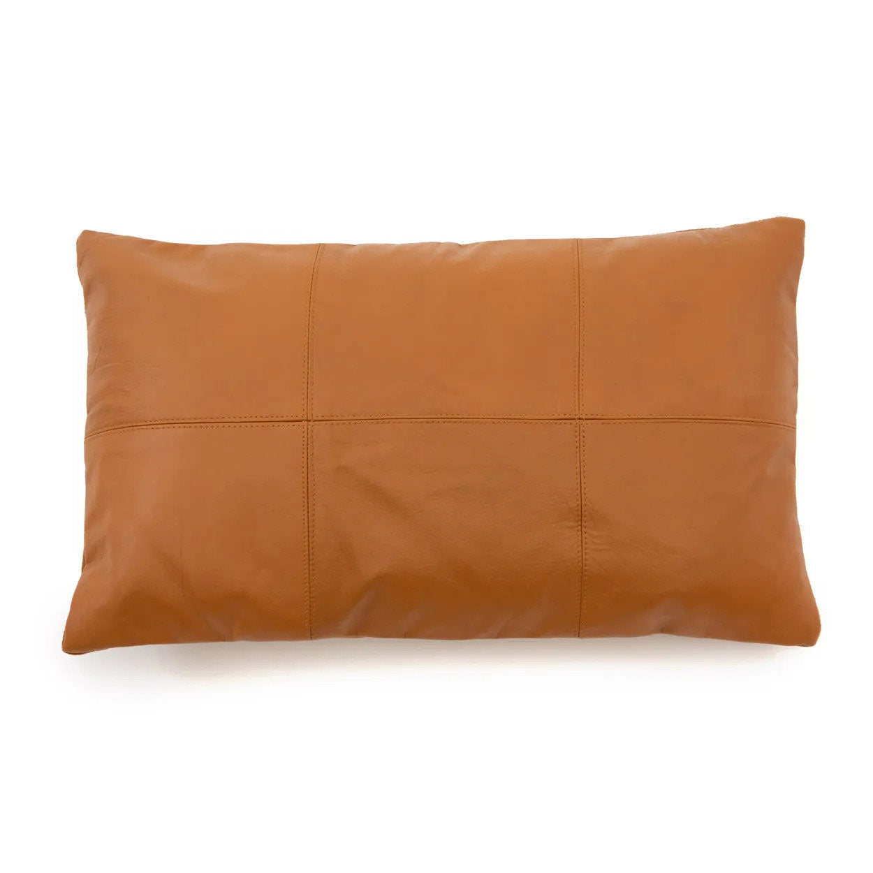 The Camel Leather Cushion Cover - Camel - 30x50cm