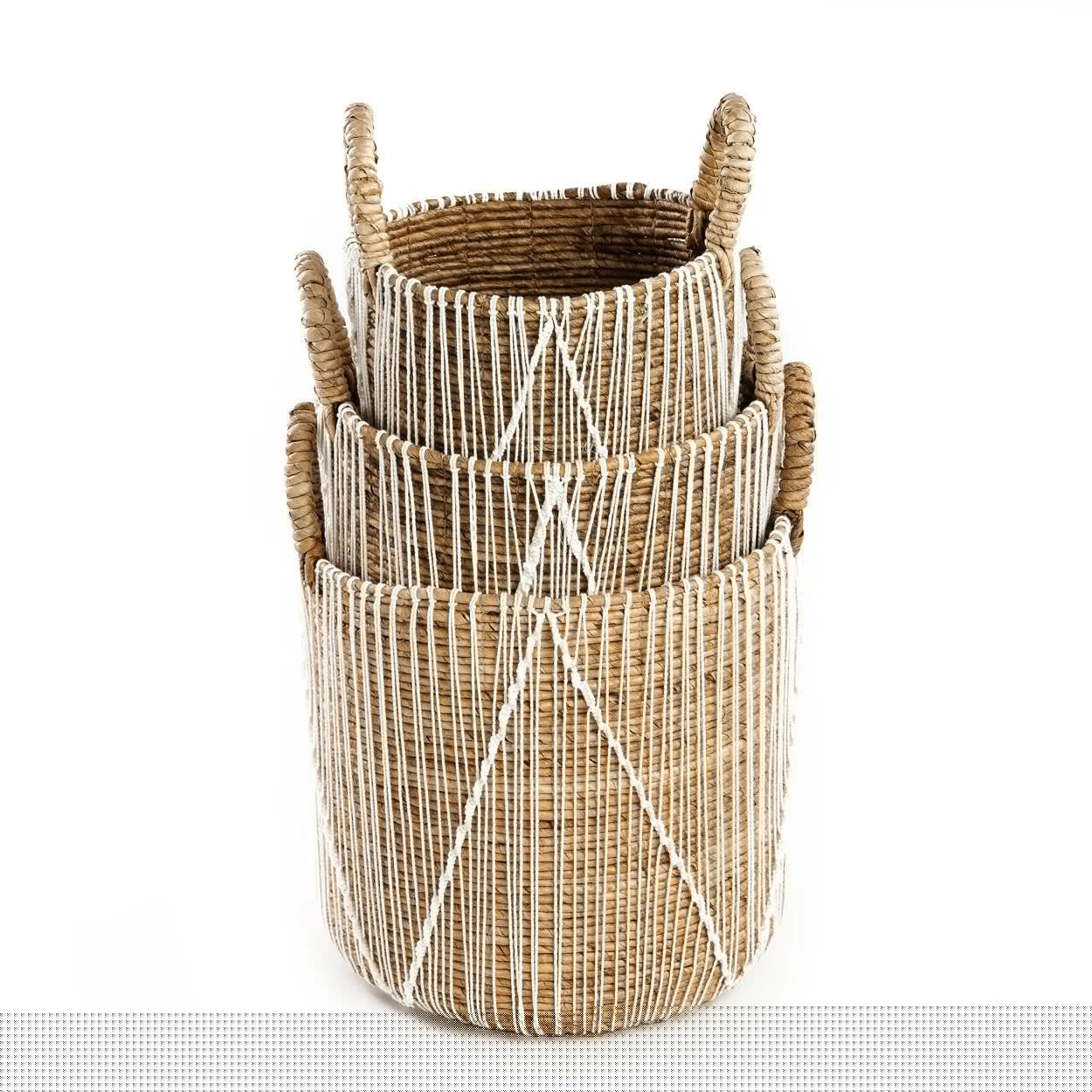 Makrame Søgræs Kurv - Lille - Nordic Unique