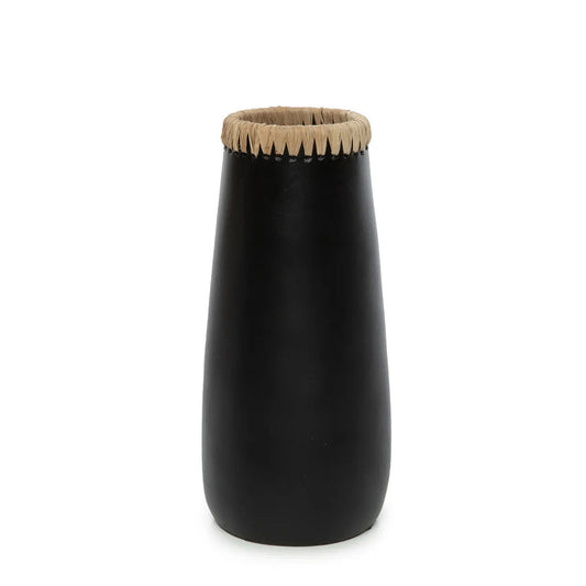 Paris Vase - Sort Naturlig - L