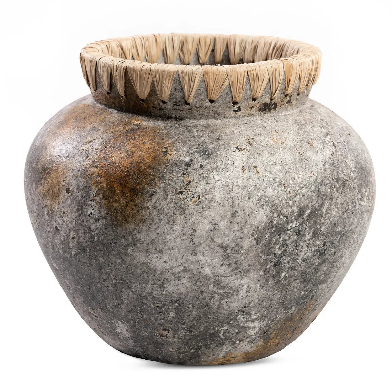 Madrid Vase - antique grey - L