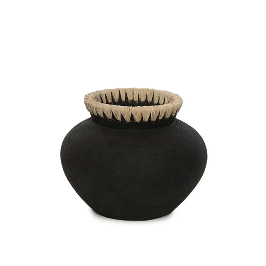 Berlin Vase - Sort Naturlig - S