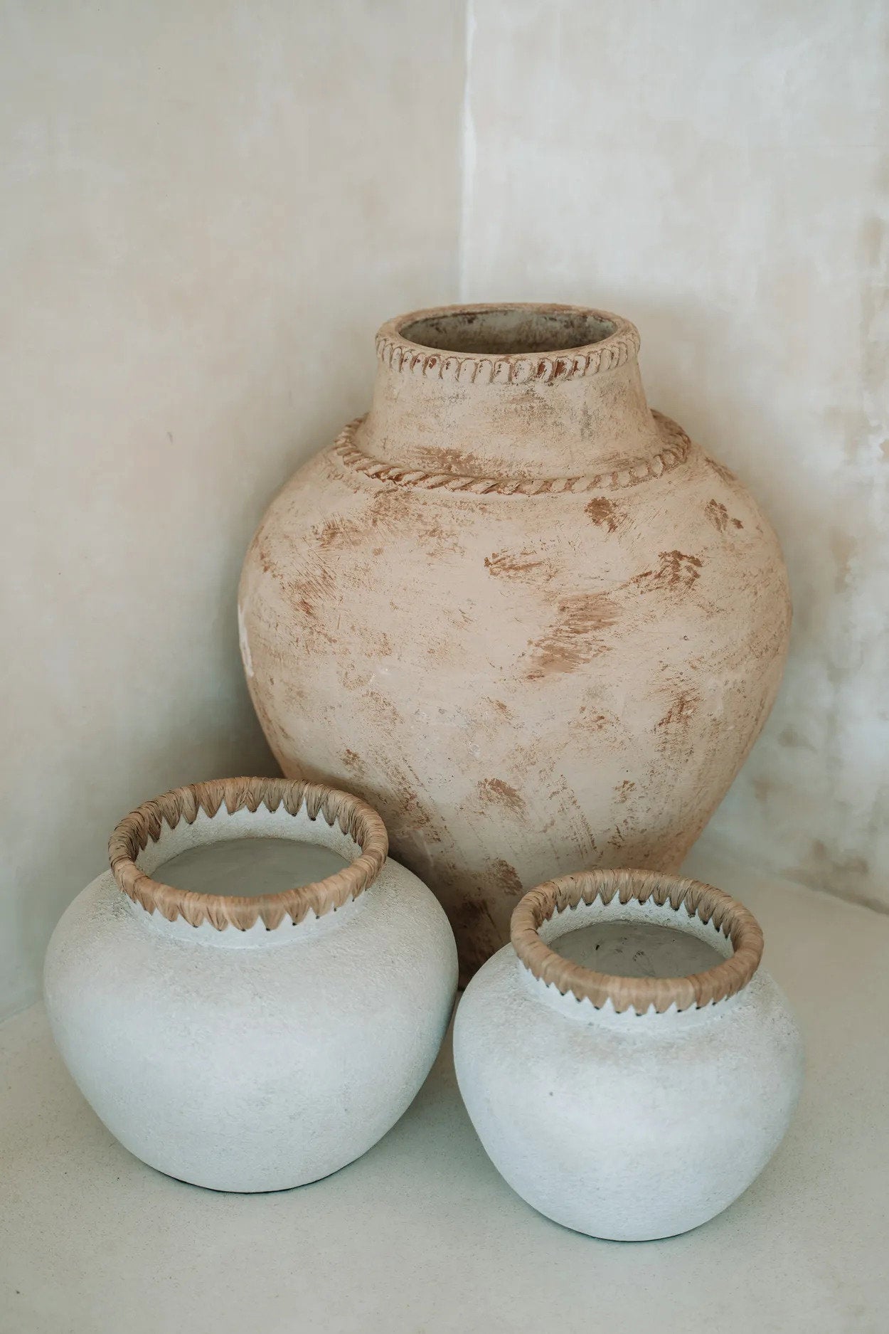 Madrid Vase - Beton Naturlig - M