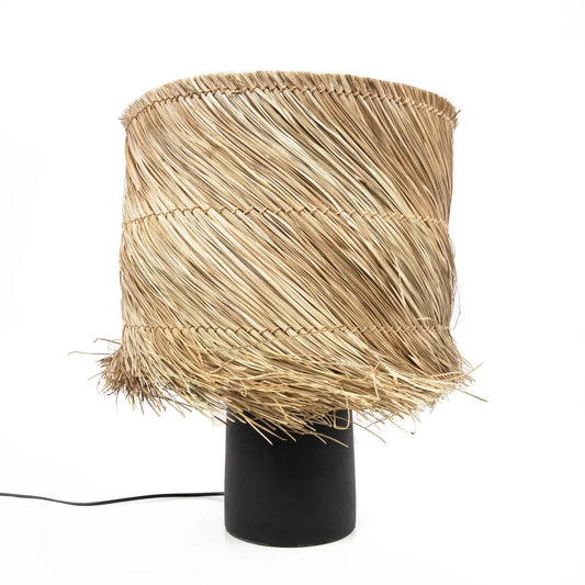 Pandan Table Lamp - Black Natural
