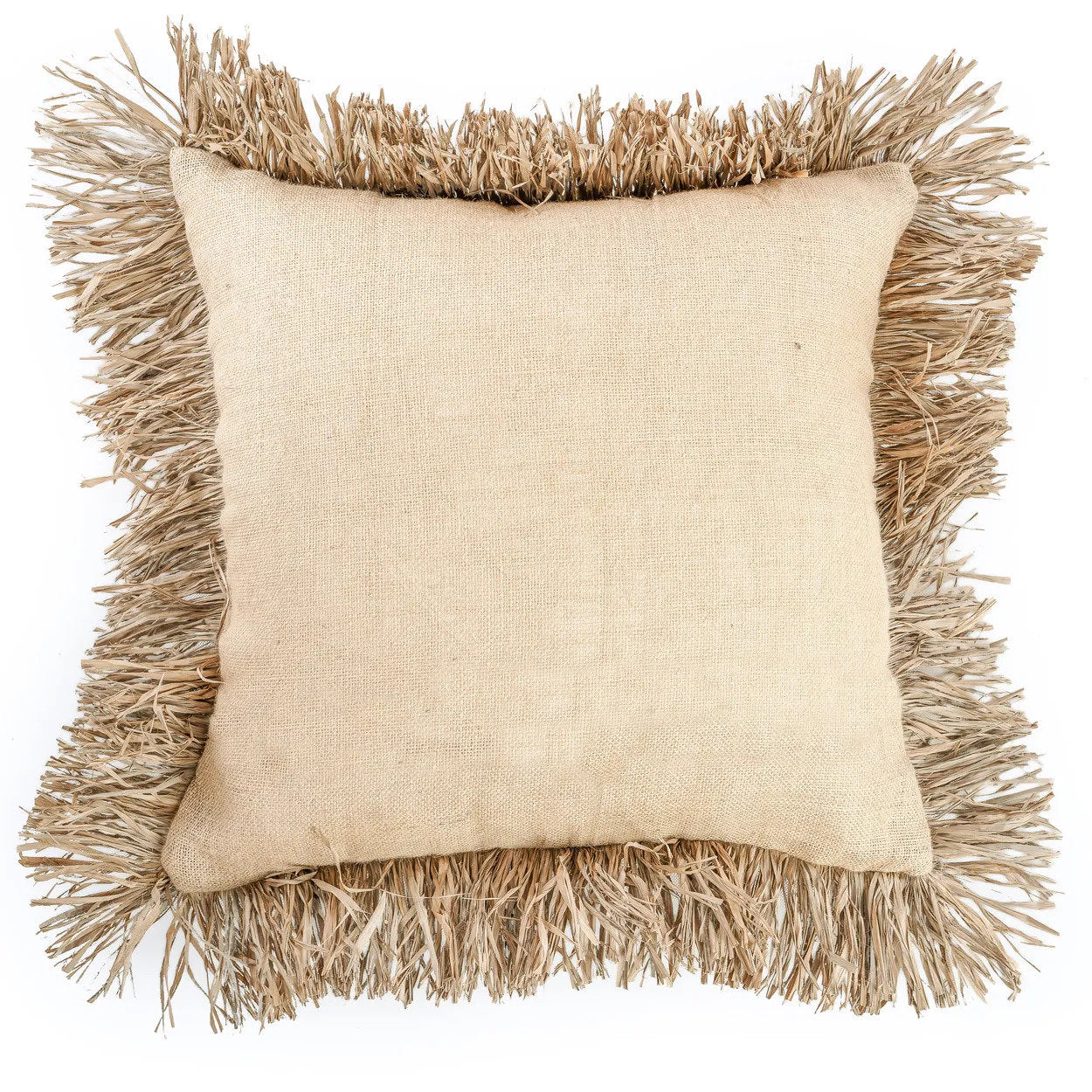 Jute Bonita Cushion Cover - Natural - 60x60cm
