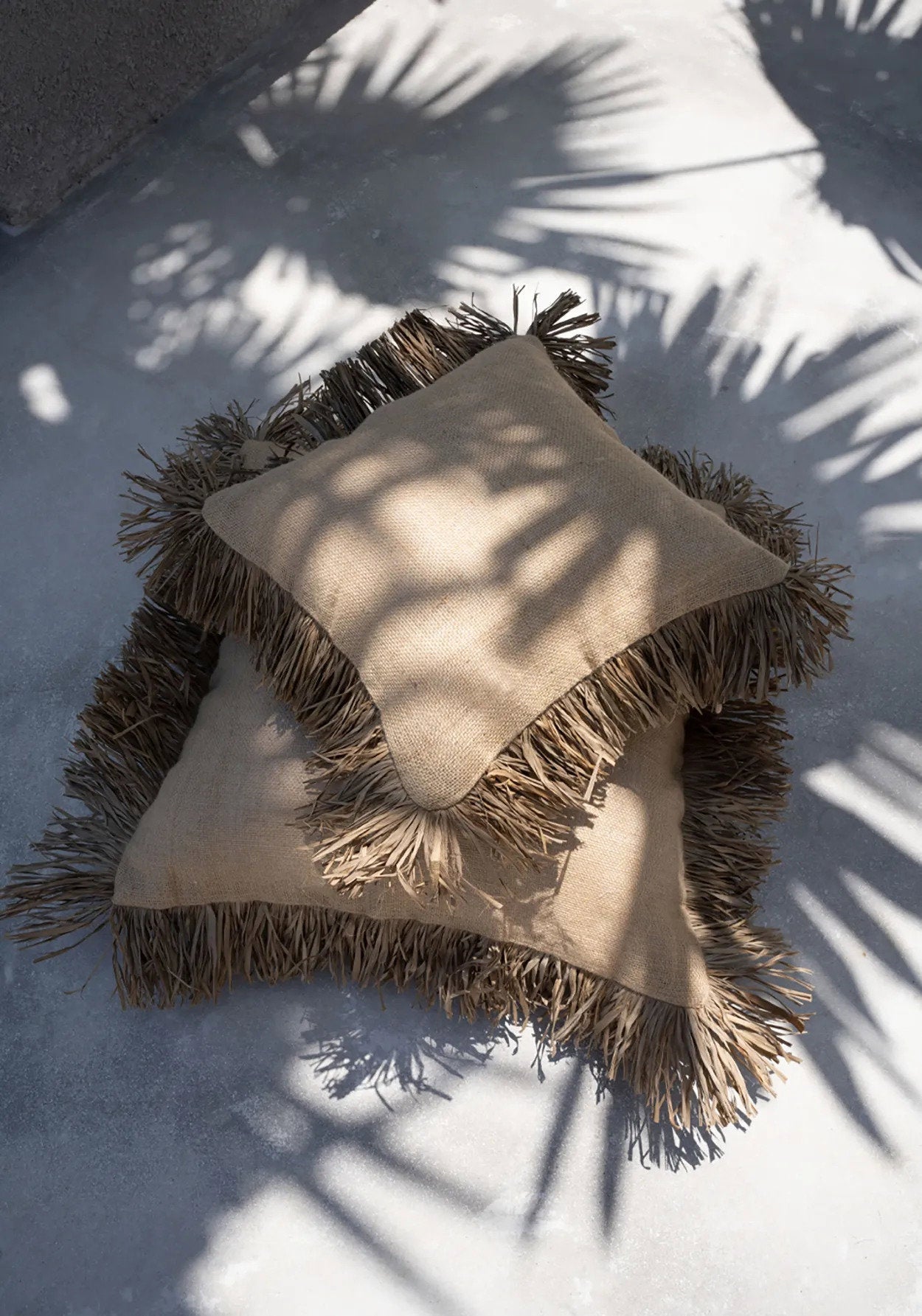 Jute Bonita Cushion Cover - Natural - 60x60cm