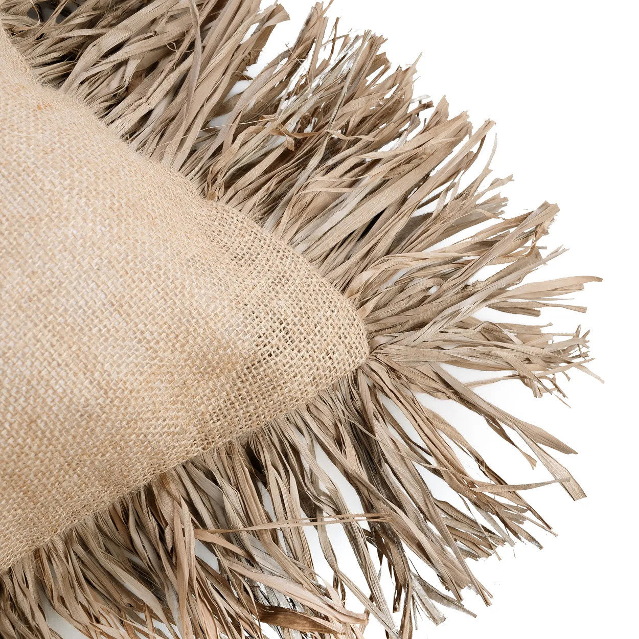 Jute Bonita Cushion Cover - Natural - 60x60cm