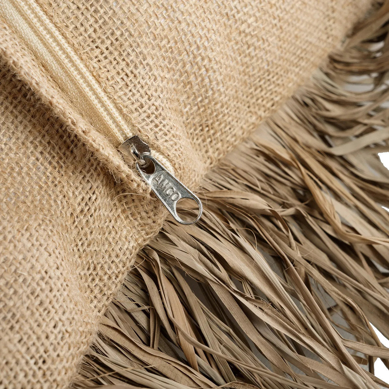 Jute Bonita Cushion Cover - Natural - 60x60cm