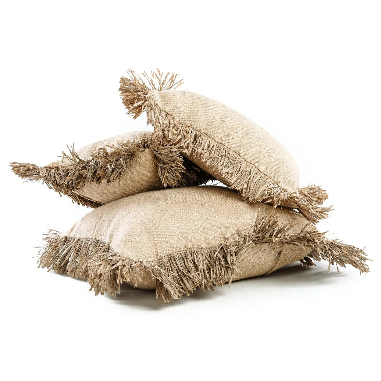 Jute Bonita Cushion Cover - Natural - 60x60cm