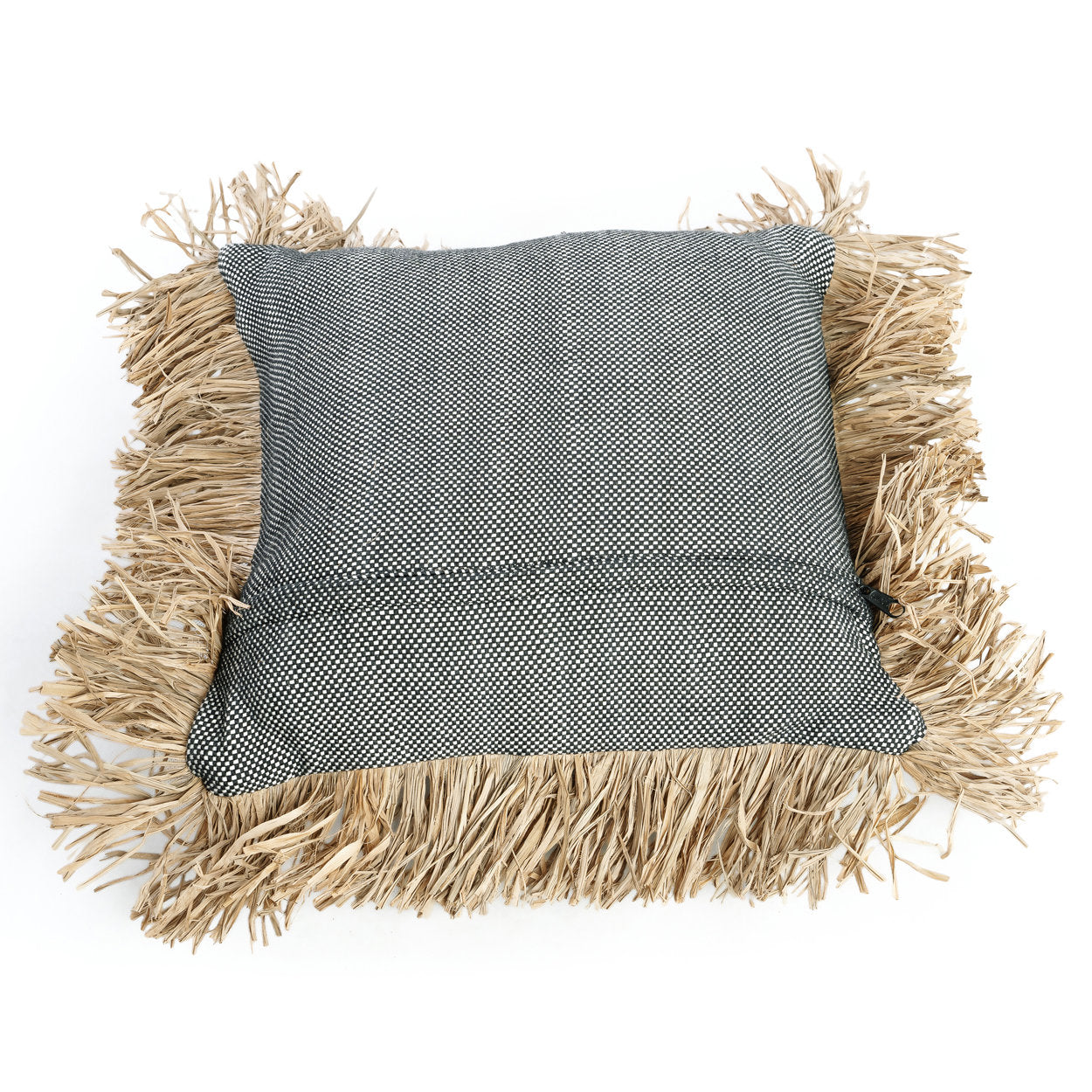 Cotton Bonita Pillowcase - Natural Black - 40x40cm
