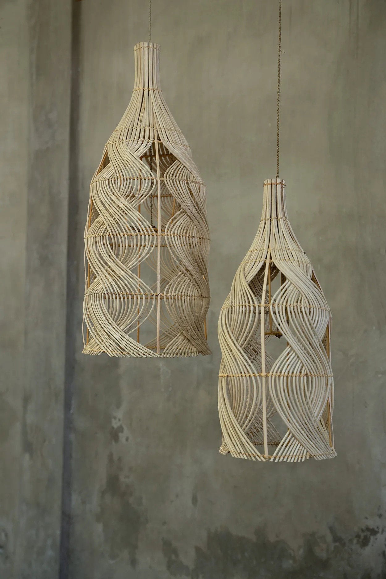 Garaffa Lampe Vedhænget - Natur - M
