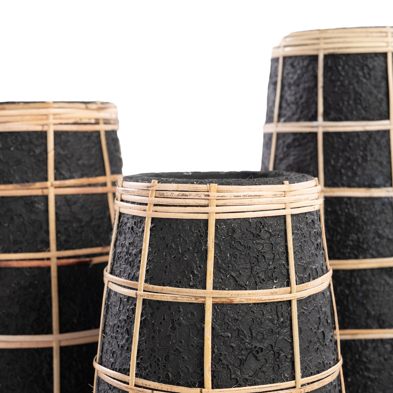 Barcelona Vase - Sort Natur - L