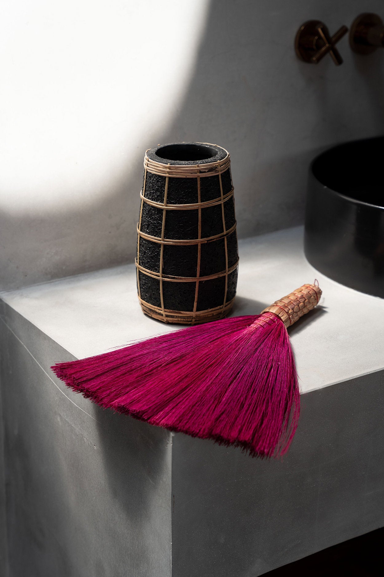 Barcelona Vase - Sort Natur - S