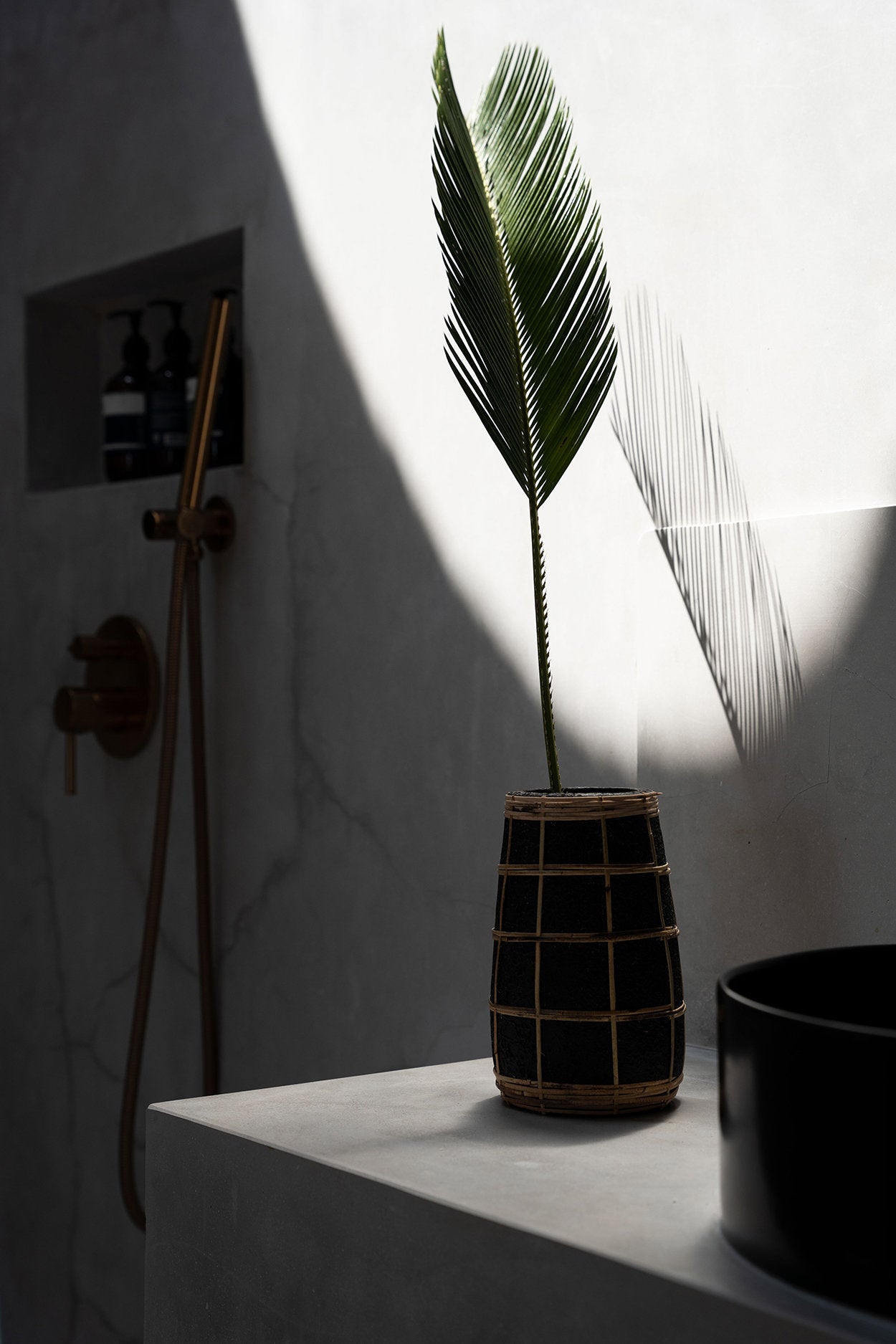 Barcelona Vase - Sort Natur - S